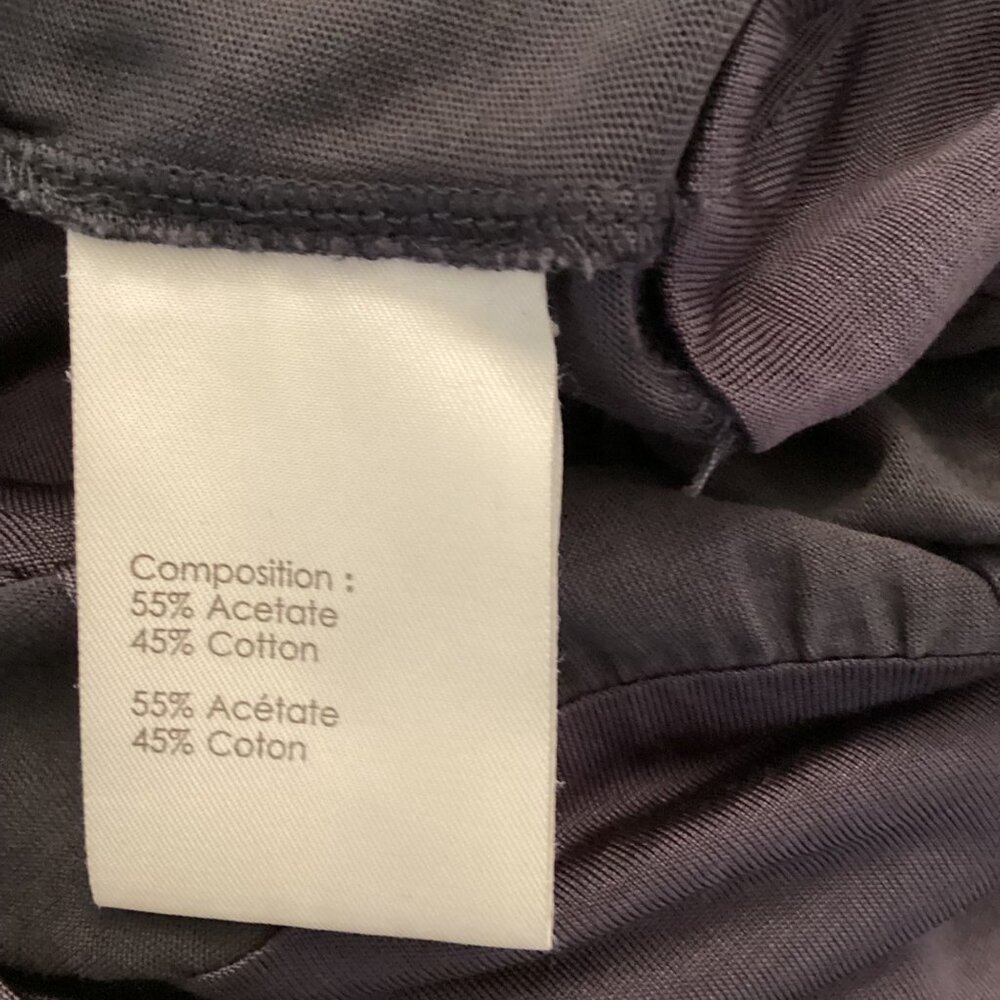 3.1 Phillip Lim Top Size Medium Keyhole Charcoal Gray‎ Pleated Detail - Picture 8 of 8